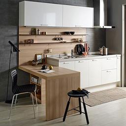 좁은 부엌을 넓게 만들어주는 키친 <strong>인테리어</strong>는?