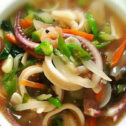 우동면을 이용한 해물울면 만들기