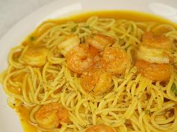 새우 카레 <strong>파스타</strong>