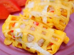 계란 그물 <strong>주먹밥</strong> 만들기