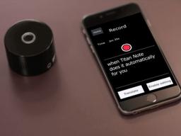 음성 녹음을 하면 <strong>노트</strong>가 완성된다? 타이탄 <strong>노트</strong>!