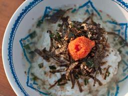 향긋한 녹차와 함께 간편한 아침! 명란오차즈케