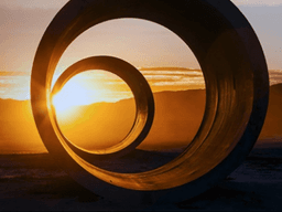 자연을 캔버스 삼아 '대지예술'