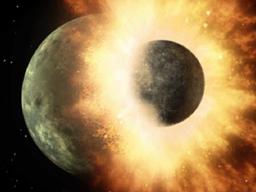 지구와 화성급 <strong>행성</strong> 충돌이 생명 씨앗 뿌리고 달도 만들어