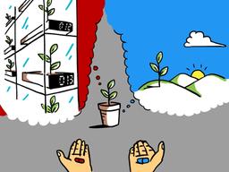 사이버 농업. 식물은 매트릭스의 꿈을 꾸는가?