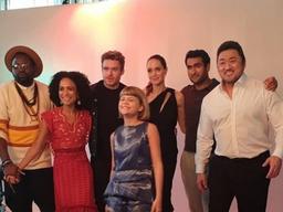 안젤리나 졸리와 나란히…마동석, 마블 ‘<strong>이터널스</strong>’ 단체샷 공개