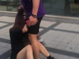 '한국인 남성이 일본인 여성 욕설·폭행' 동영상 확산 파문