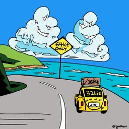 386의 잔재 또는 유산, 32<strong>비트</strong>여 이제는 안녕.