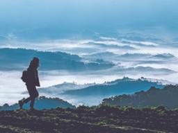 칠십 대 할머니부터 여덟 살 손녀까지 3대가 손잡고 걷는다