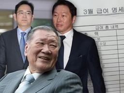 1년 사이에 이렇게 올랐어? 2019년 대기업 <strong>회장</strong> 월급 비교해보니
