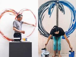 붓 휘두르고, 그저 걷고… 이런 게 예술이면 할 만한데?