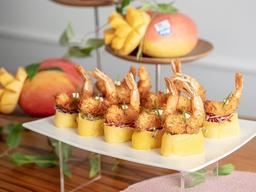 애플망고 연말 활용법… ‘코코넛 쉬림프 애플망고 초밥’