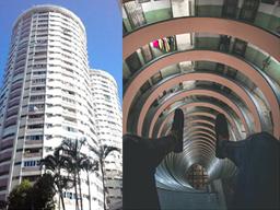 “빨려 들어갈 것 같다” 보는 것만으로도 어지럽다는 아파트 내부 모습