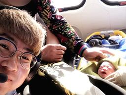 “응애∼” <strong>닥터헬기</strong>서 울려퍼진 첫 아기 소리