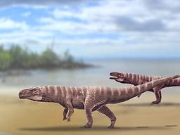 "1억년 전 한반도에 두 발로 걷는 거대 원시악어 살았다"