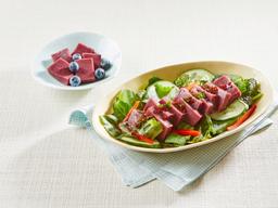 보라색 묵 봤어? 신기한 ‘블루베리묵’