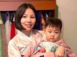 "코로나에 조촐하게" 알리, 결혼 1년만 아들 돌잔치 준비‥붕어빵 비주얼