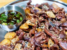 믿고 먹는! 백종원식 닭똥집튀김 (feat.마약소스)