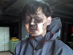 30초 만에 얼굴 '분진 범벅'…"마스크 교체 요구 외면"