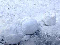 애꿎은 눈사람은 왜 부수나요…세상에 화풀이하는 사람들