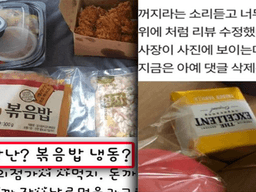 볶음밥→냉동 볶음밥 재료, <strong>젤라또</strong>→시판 아이스크림 준 음식점