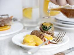 비타민과 활력을 그대에게, ‘오렌지 <strong>차돌박이</strong> 말이’