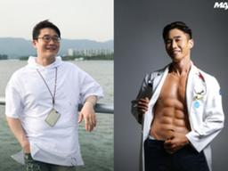 108kg 된 거울 속 자신의 모습에 놀라 33kg 뺀 의사
