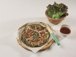 <strong>상추</strong>넣어서 더 맛있는 고기전