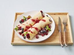 ‘우유 대신 <strong>두유</strong>’로 만든 디저트 ‘산딸기 <strong>두유</strong> 크레이프’