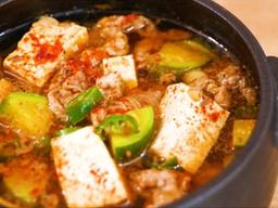 [차돌박이 된장찌개] 식감 중요하다면 고기는 나중에