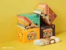 ‘BTS 캐릭터와 <strong>디스코</strong> 감성을’ 청년떡집, ‘타이니탄 크림떡’ 출시