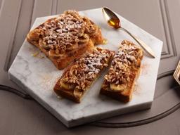 가을에 어울리는 토스트 '견과류 바나나 시나몬 토스트'