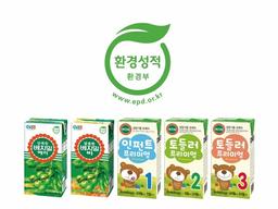 정식품 ‘베지밀’ 5종 환경<strong>성적</strong>표지 인증 획득