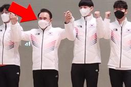 베이징 올림픽 선수단 사이에서 포착된 재벌 회장님, 이 사람이었다