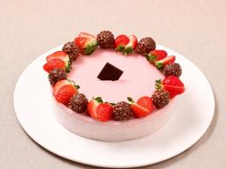 딸기먹는 2월, 집에서 만드는 떡케이크로