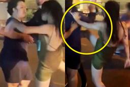 싫다는데 계속 찝쩍거리던 남성한테 제대로 펀치 날린(?) <strong>여성</strong>의 정체