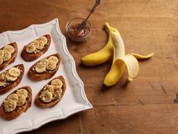 ‘극강의 달콤함’ 조합, 바나나 누텔라 부르스케타