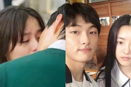 드라마 출연했다가 2살 연하 여배우와 생애 첫 뽀뽀하게 된 01년생 배우