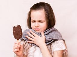 목감기에 아이스크림...먹어도 될까?