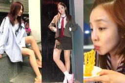 “여름에 크롭티 입고 싶다”며 다이어트 시작한 41kg 여가수의 몸매 수준