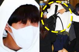 ‘고개를 못들고’…6개월만에 나타난 <strong>김선호</strong>가 기자들 앞에서 보인 행동