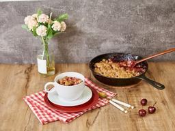 <strong>달콤</strong>한 <strong>디저트</strong>에 올린 체리의 매력…체리 크리스프