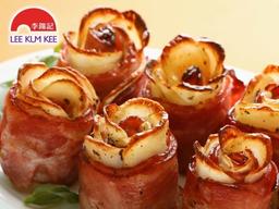 가을 <strong>감자</strong>로, 장미꽃 만들어볼까…<strong>감자</strong> 베이컨 장미