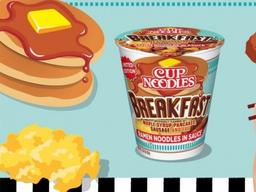 “아침, <strong>메이플</strong>시럽 맛 컵누들 드세요” 닛신푸드USA, 아침용 컵라면 출시