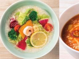 ‘생채소와 파인애플까지’ 일본, 새로운 죽의 인기