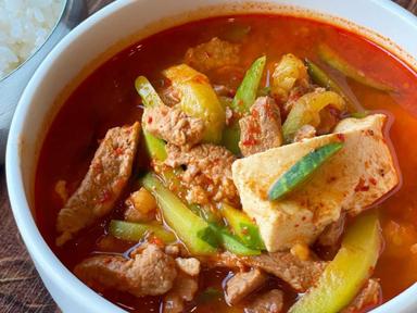 마음이 푸근해지는 애호박돼지찌개 맛집 5