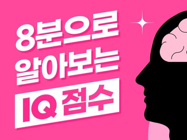 [무료 IQ test] 8분만에 알아보는 IQ 점수