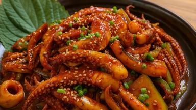 "철판 없어도 돼요..." 집에서 만드는 불맛 가득 '오징어 볶음' 레시피
