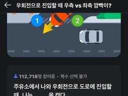 운전자들의 놀라운 <strong>투표</strong>