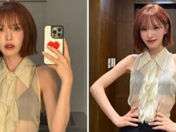 ‘단발병 유발자’ 레드벨벳 웬디, 과감한 시스루 패션+오렌지 칼단발로 <strong>리즈</strong> 미모 갱신